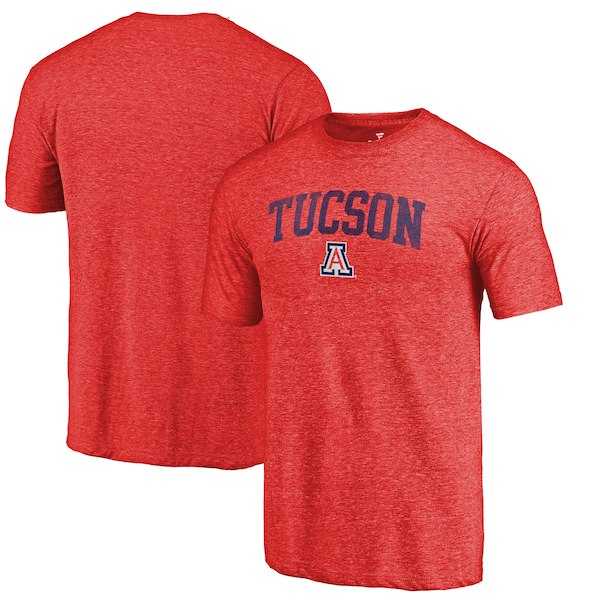 Arizona Wildcats Fanatics Branded Red Arched City Tri Blend T-Shirt,We sell and wholesale Arizona Wildcats Fanatics Branded Red Arched City Tri Blend T-Shirt on line form chian!